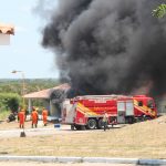 Explosão seguida de incêndio atinge prédio da Polícia Civil de Roraima