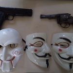 Drogas, armas e máscaras – Trio preso em Normandia planejava assalto, acredita Polícia