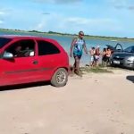 Vídeo mostra aglomeração de pessoas em lago na zona rural de Boa Vista durante isolamento social