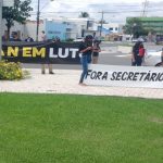 Agentes de trânsito de Boa Vista voltam a protestar e pedem a saída de secretário