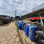 PRF prende nove garimpeiros e materiais para garimpo ilegal próximo ao rio Uraricoera