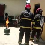 Vazamento de gás gera princípio de incêndio em casa no Centenário