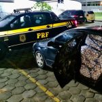 Uma tonelada de alho contrabandeado é apreendida pela PRF na BR-401