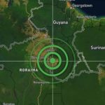 Terremoto volta a atingir a Guiana e tremor é sentido por moradores de Boa Vista e Bonfim