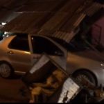 Motorista embriagado perde controle de carro e derruba telhado de bar na zona Oeste de Boa Vista