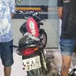 Dupla é presa com motocicleta roubada e arma de pressão na zona Oeste de Boa Vista