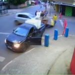 Carro invade feira, atinge barraca e deixa homem ferido na zona Oeste de Boa Vista