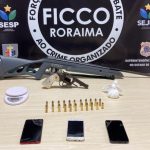 Dupla é flagrada pela PM com cocaína, arma e munição em Boa Vista