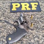 PRF apreende revólver e munições em trecho da BR-401 em Boa Vista