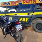 Motocicleta com restrição de furto é recuperada pela PRF, em Boa Vista