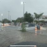Chuva provoca trechos de alagamento na capital
