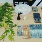 Dupla é presa em flagrante com pé de maconha, cocaína e R$ 1,1 mil na zona Oeste de Boa Vista