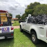 Meia tonelada de cabos elétricos é encontrada em loteamento irregular na capital