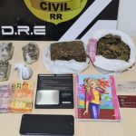 Casal é preso em flagrante ao vender supermaconha em praça de Boa Vista