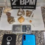 Trio agride policiais em abordagem, mas é contido e preso por tráfico de drogas em Boa Vista