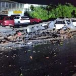 Fortes chuvas derrubam muro da Cadeia Pública de Boa Vista