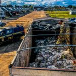 Carga com 19 toneladas de cassiterita é apreendida na BR-174, no interior de Roraima
