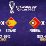 Espanha e Portugal tentam chegar às quartas da Copa nesta terça (6)