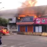 Três lojas são atingidas por incêndio no Centro de Boa Vista