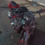 Motociclista fica ferido após bater de frente com carro na contramão em Boa Vista