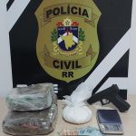 Garimpeiro é preso com skunk e cocaína na zona Oeste de Boa Vista