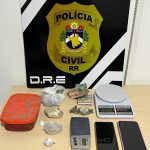 Jovem com passagem por tráfico de drogas é preso com skunk e crack em Boa Vista
