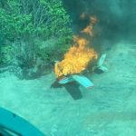 Avião de garimpeiros é destruído após sobrevoar Terra Yanomami em Roraima