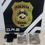 Dona de casa e motorista de aplicativo são presos com 1 kg de skunk em Boa Vista