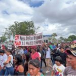 Em Roraima, movimento indígena protesta pelo 4º dia consecutivo contra Marco Temporal