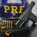 Pistola e munições são apreendidas pela PRF na BR-174, em Boa Vista