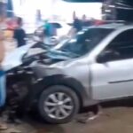Carro avança preferencial, bate em motocicleta e deixa dois feridos em Boa Vista
