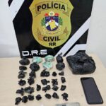 Pai de investigado por tráfico de drogas é preso com 700 g de drogas na zona Oeste de Boa Vista