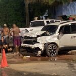 Picape com motorista alcoolizado avança preferencial e atinge carro em Boa Vista