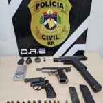 Casal de venezuelanos é preso com drogas e armas no interior de Roraima