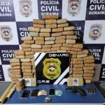 Tia e sobrinha são presas com 125 quilos de skunk em Mucajaí
