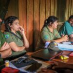 Joenia Wapichana visita base da Funai na Terra Indígena Yanomami