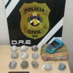Jovem é preso com drogas que seriam vendidas em ‘boca de fumo’ de Boa Vista