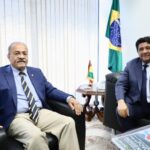 Envolto em polêmicas, presidente da CBF se reúne com Chico Rodrigues em Brasília