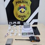 Quatro são presos e cocaína é apreendida em operação contra o tráfico de drogas em Boa Vista