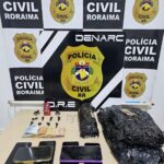 Três suspeitos por tráfico de drogas são presos em operações distintas em Boa Vista