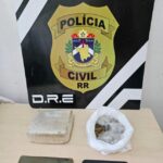 Dois são presos com 1 kg de skunk na zona Oeste de Boa Vista