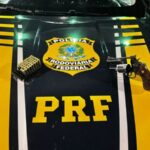Homem é preso com arma e munições na BR-401