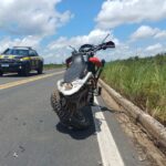 Motociclista morre após ser atingido por carro na BR-432
