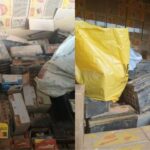 Dupla é detida transportando chocolates impróprios para consumo e carcaças de baterias usadas na BR-174