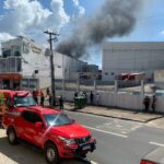 Incêndio atinge loja de tecidos no Centro de Boa Vista; veja vídeo