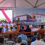 Presidente da Guiana lança pedra fundamental do Hospital de Lethem