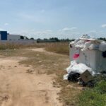 Sindicato visita obra do hospital de Bonfim e constata descarte incorreto de lixo hospitalar
