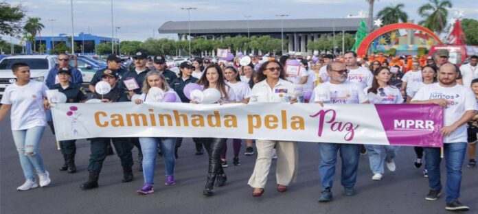caminhada pela paz