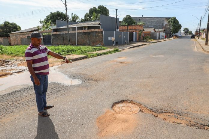 Intermedição do Fiscaliza da ALE-RR no bairro Santa Luzia - Foto Alfredo Maia
