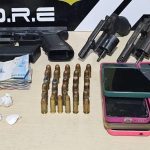 Dois venezuelanos são presos em flagrante com armas e drogas no Nova Canaã flagrante